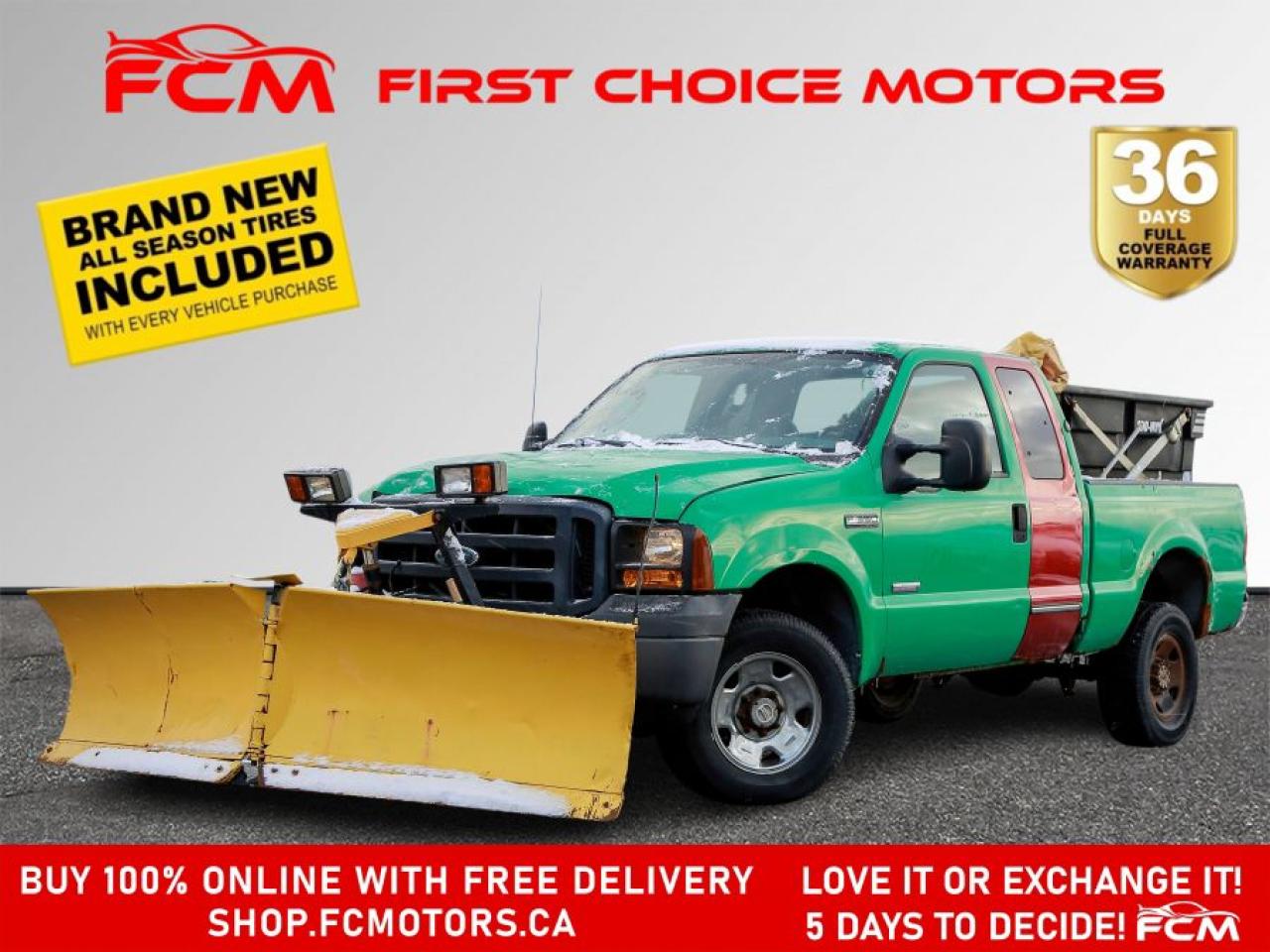 Used 2007 Ford F-350 Super Duty ** TURBO DIESEL, SNOW PLOW WITH SALTER, AS IS ** for sale in North York, ON