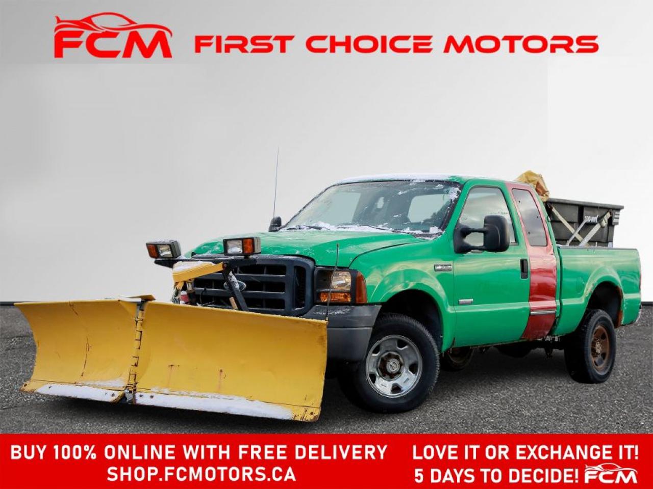 Used 2007 Ford F-350 Super Duty ** TURBO DIESEL, SNOW PLOW WITH SALTER, AS IS ** for sale in North York, ON