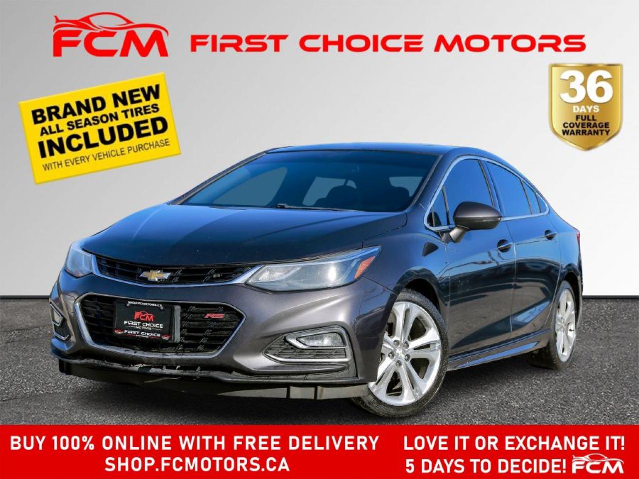 Used 2017 Chevrolet Cruze PREMIER ~AUTOMATIC, FULLY CERTIFIED WITH WARRANTY! for sale in North York, ON