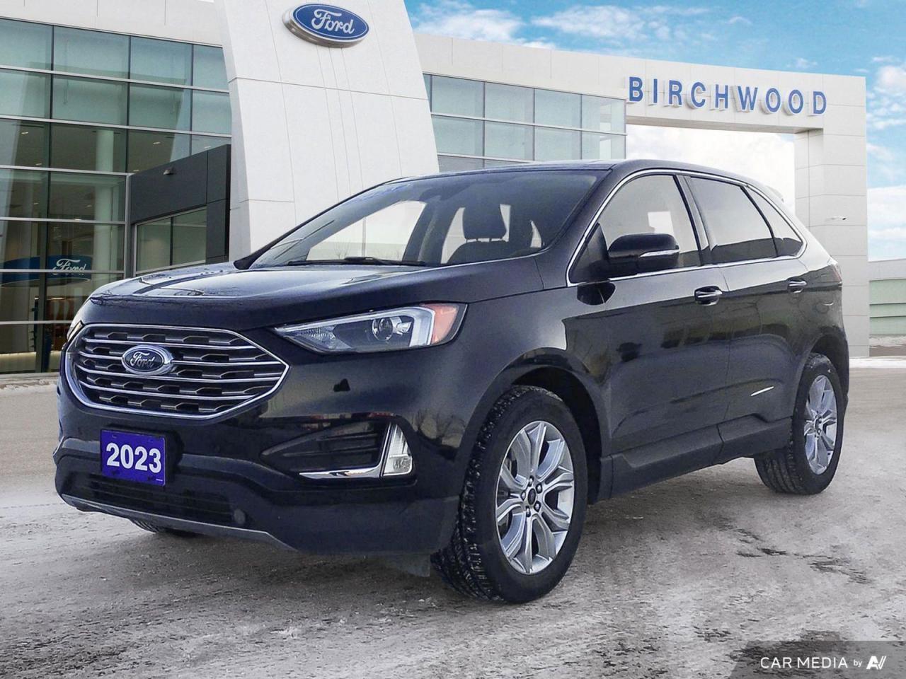 Used 2023 Ford Edge Titanium AWD | Moonroof | Cold Weather Pack | Local Vehicle for sale in Winnipeg, MB