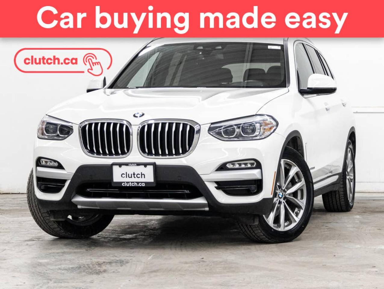 Used 2018 BMW X3 xDrive30i AWD w/ Apple CarPlay, Panoramic Moonroof, Nav for sale in Toronto, ON