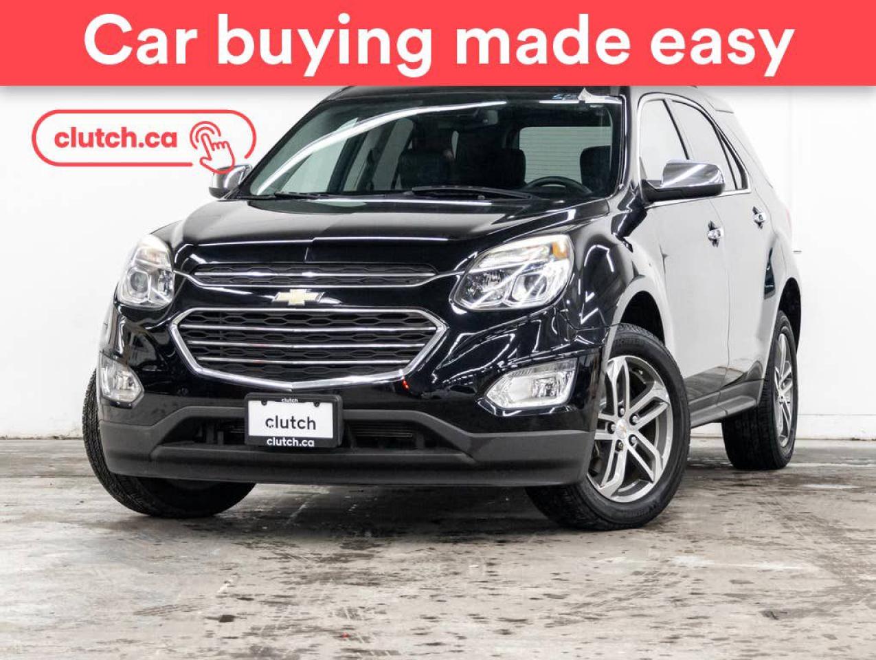 Used 2017 Chevrolet Equinox Premier AWD w/ Tech & Driver Confidence Pkg w/ Power Sunroof, A/C, Rearview Cam for sale in Toronto, ON