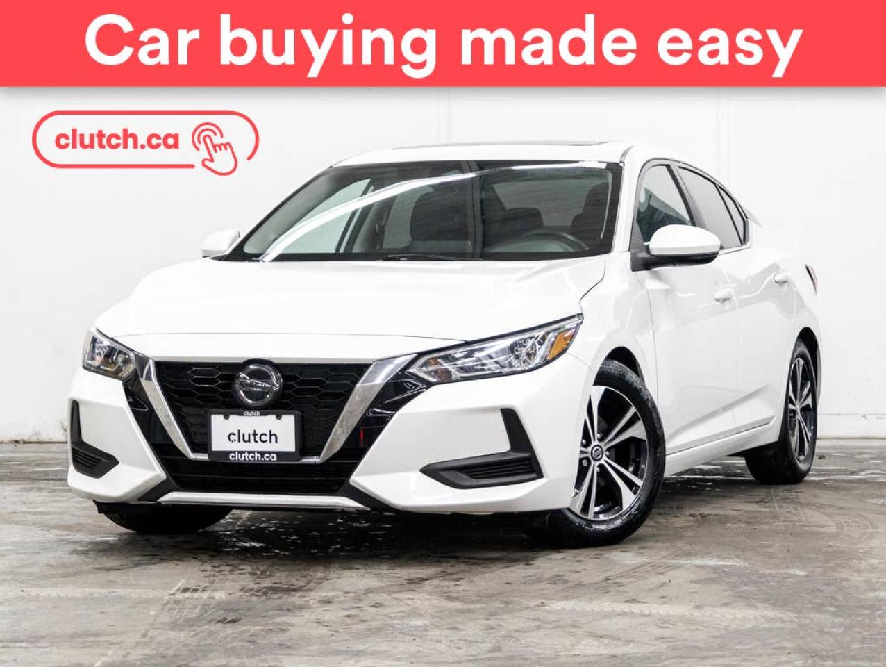 Used 2021 Nissan Sentra SV w/ Moonroof Pkg w/Apple CarPlay & Android Auto, Power Moonroof, Rearview Cam for sale in Toronto, ON