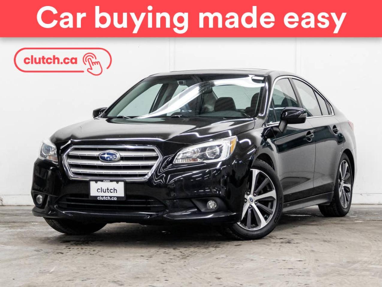 Used 2015 Subaru Legacy 2.5i Limited AWD w/ Tech Pkg w/ Heated Front Seats, Power Moonroof, Nav for sale in Toronto, ON