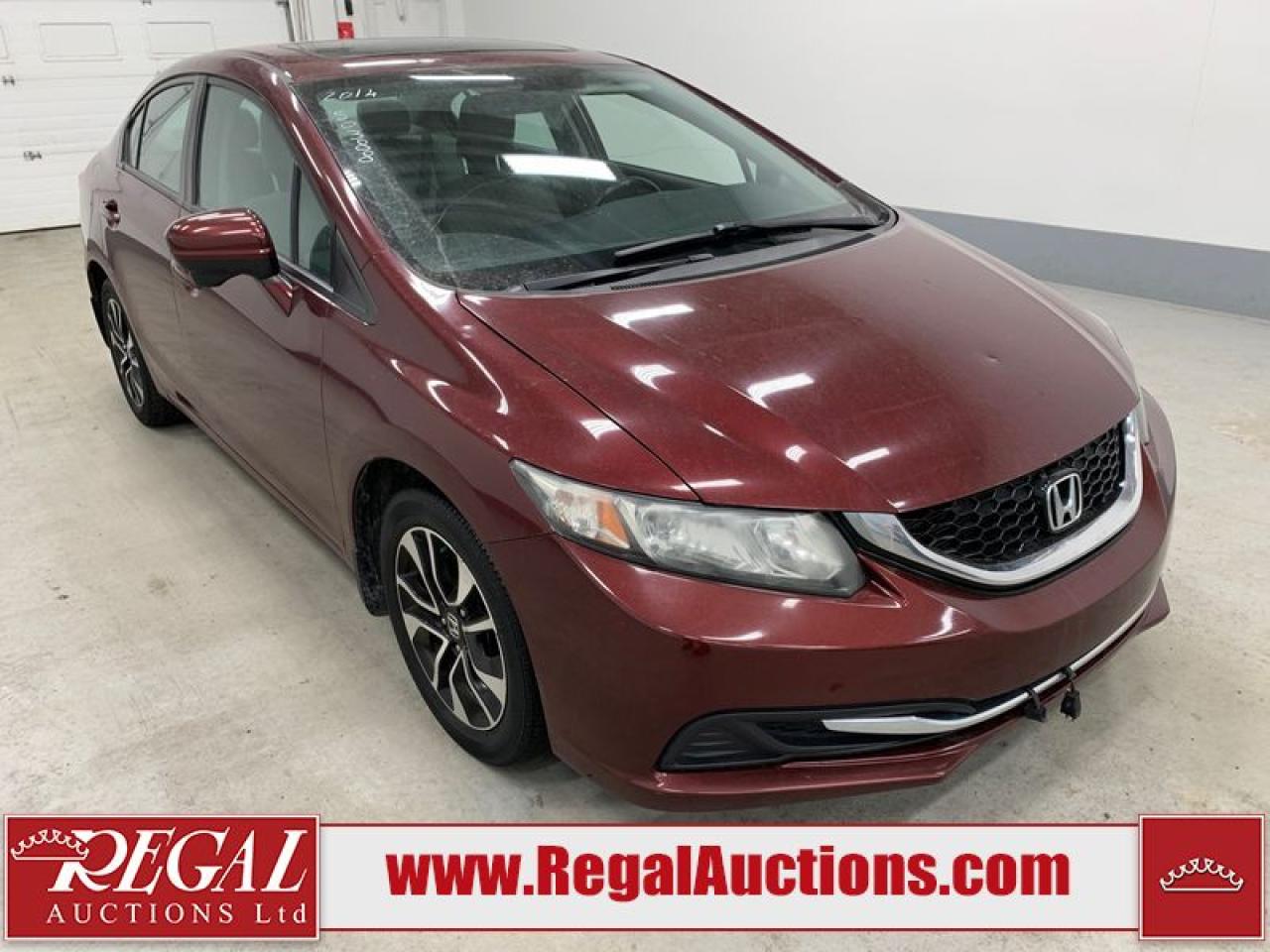 Used 2014 Honda Civic EX for sale in Calgary, AB