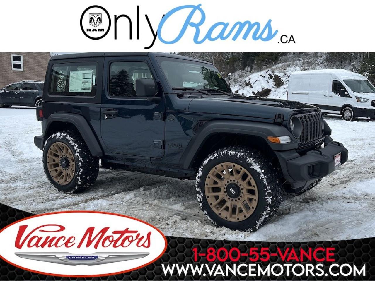 New 2025 Jeep Wrangler Sport 4X4 for sale in Bancroft, ON