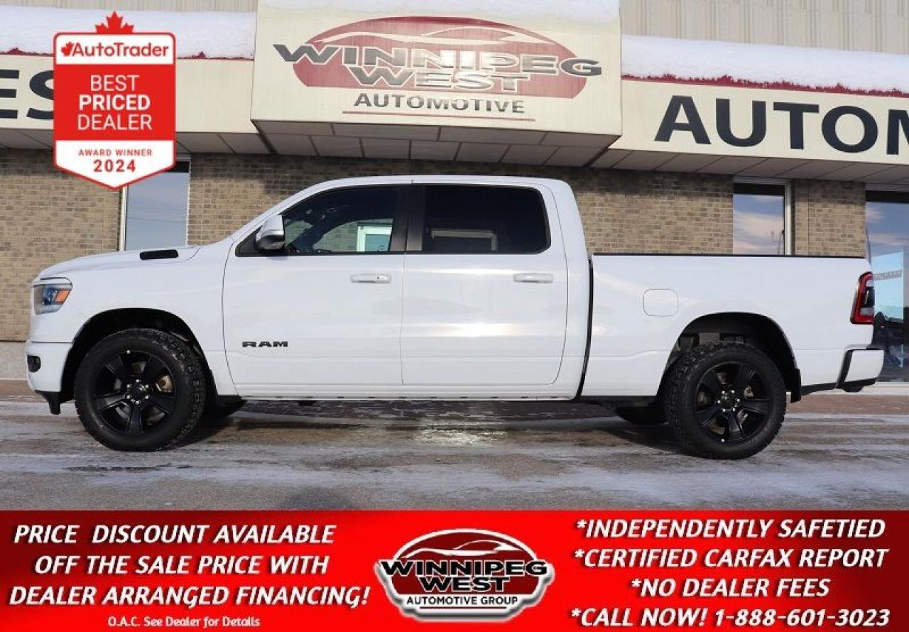 Used 2022 RAM 1500 SPORT CREW HEMI 4X4, LOADED, LOW KMS & AS NEW! for sale in Headingley, MB