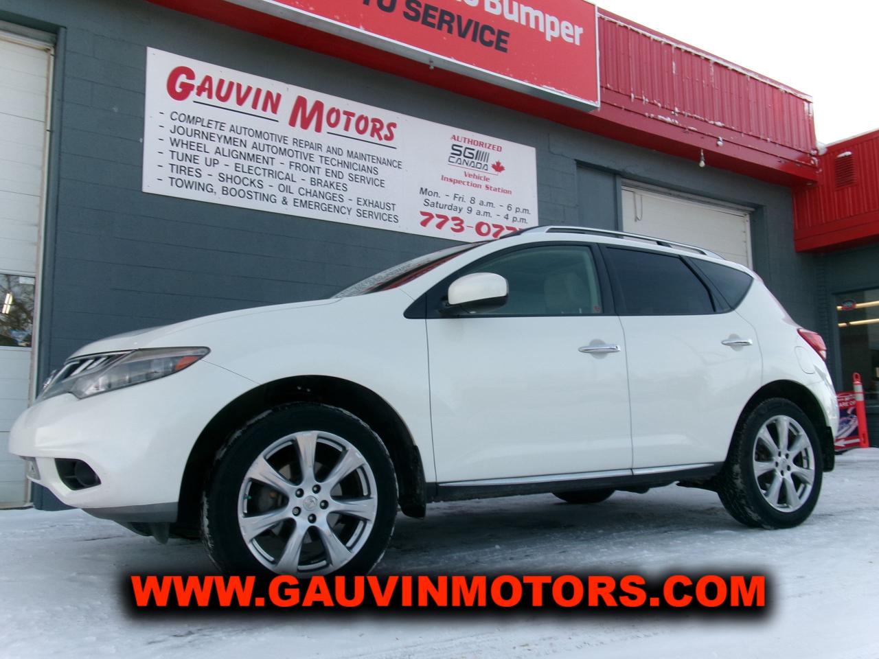 Used 2013 Nissan Murano Platinum AWD Loaded Leather, Nav, Pano & Much More for sale in Swift Current, SK