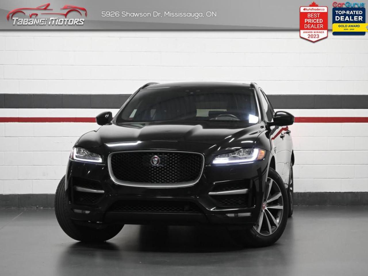 Used 2020 Jaguar F-PACE 30t R-Sport  No Accident HUD Red Leather Meridian Digital Dash Ambient Light Navigation for sale in Mississauga, ON