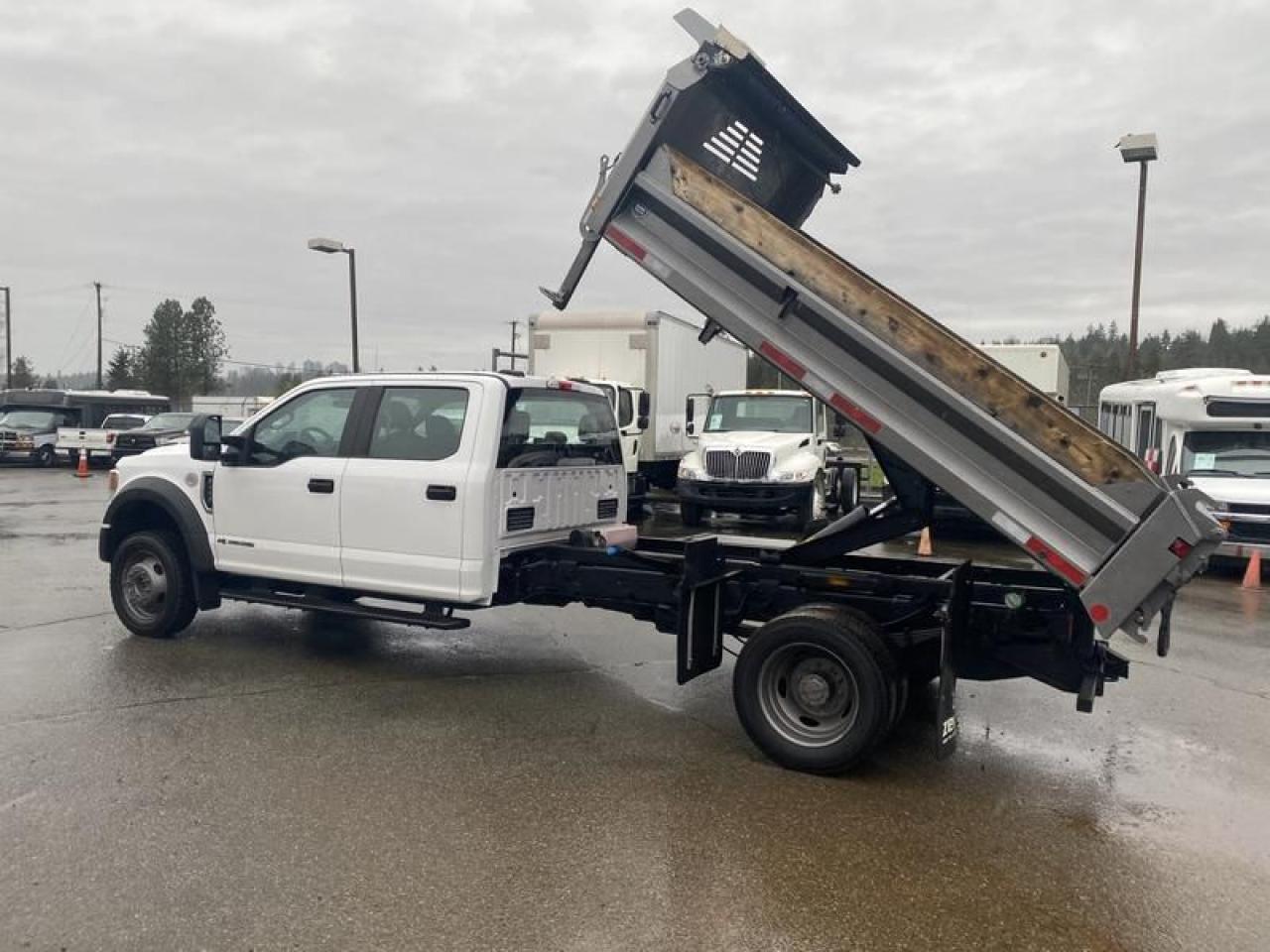 Used 2021 Ford F-550 Dump Truck Dually 4WD Diesel for sale in Burnaby, BC