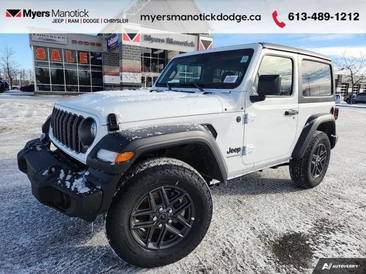 New 2025 Jeep Wrangler Sport S  - Freedom Top for sale in Ottawa, ON