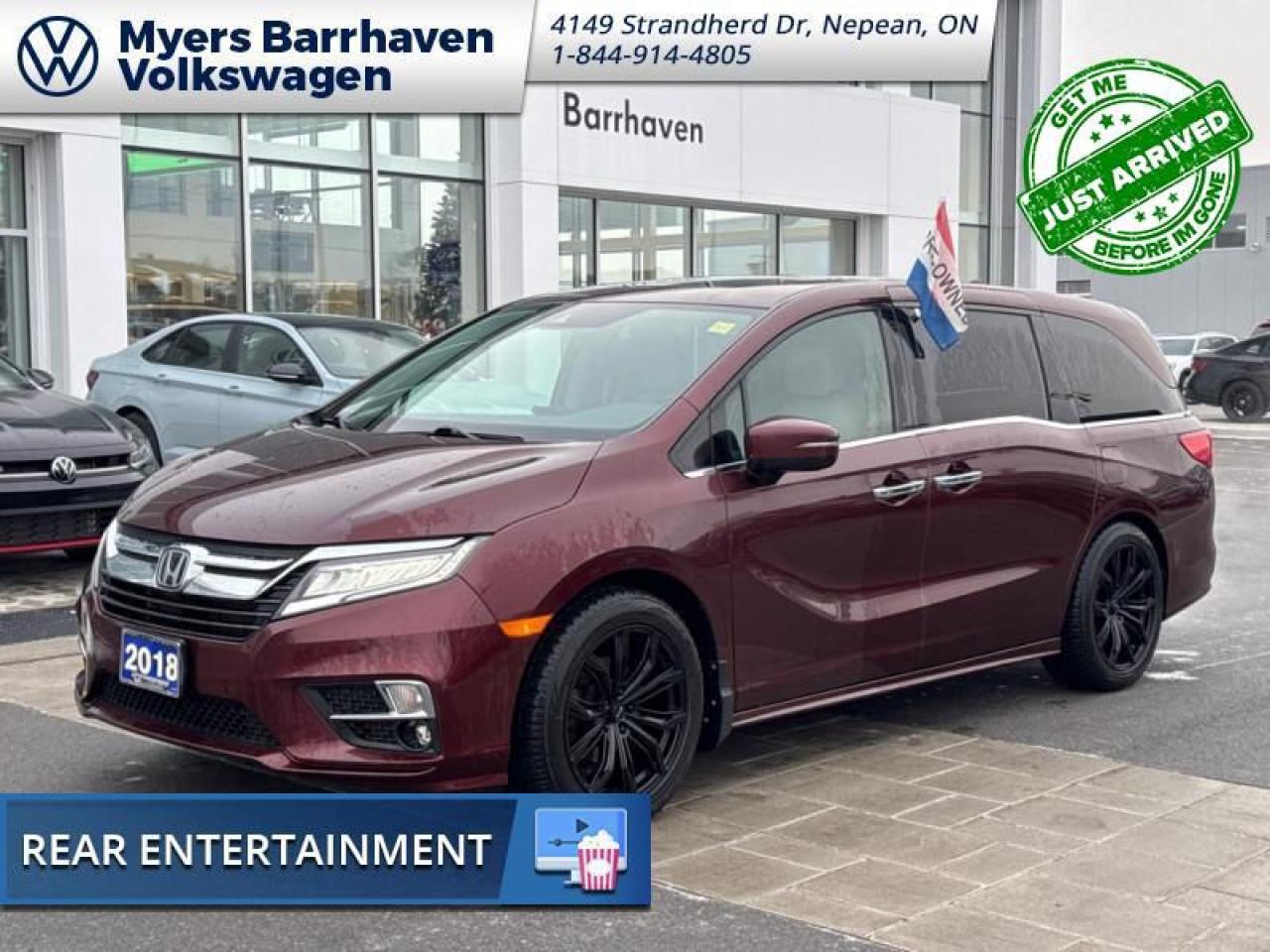 Used 2018 Honda Odyssey Touring  - Navigation -  Sunroof for sale in Nepean, ON