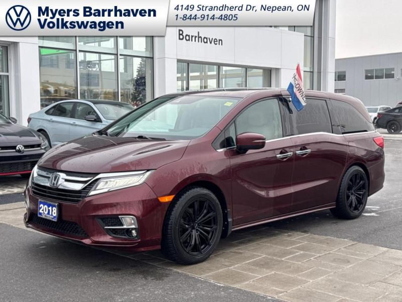 Used 2018 Honda Odyssey Touring  - Navigation -  Sunroof for sale in Nepean, ON