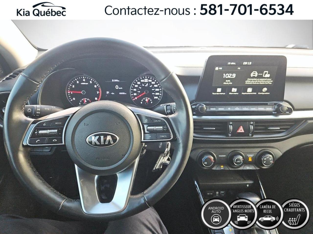 Used 2020 Kia Forte EX * ANGLES MORTS* SIEGES CHAUFFANTS* CARPLAY* for sale in Québec, QC