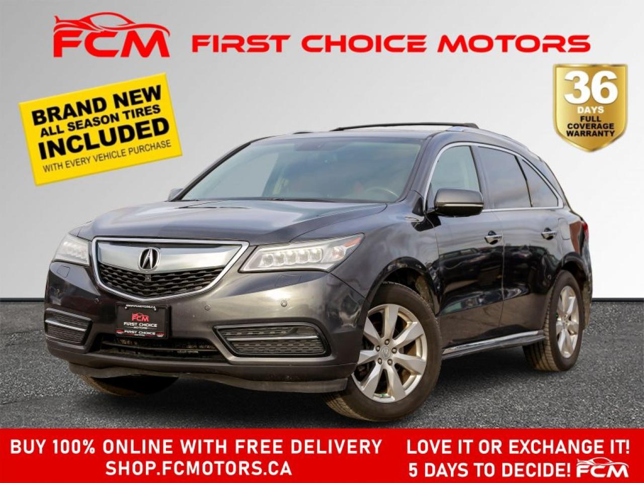 Used 2014 Acura MDX ELITE ~AUTOMATIC, FULLY CERTIFIED WITH WARRANTY!!! for sale in North York, ON