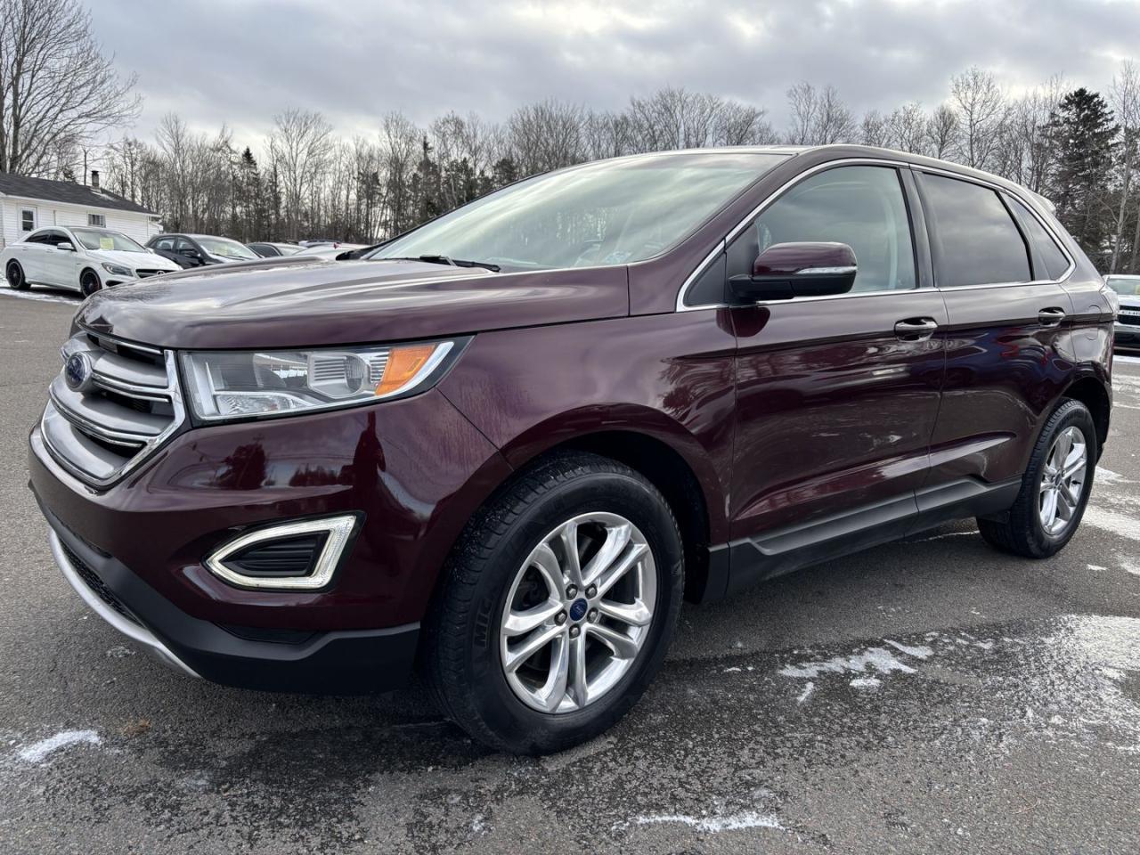 Used 2017 Ford Edge SEL AWD / PANO ROOF / LEATHER / HEATED SEATS & WHEEL for sale in Truro, NS