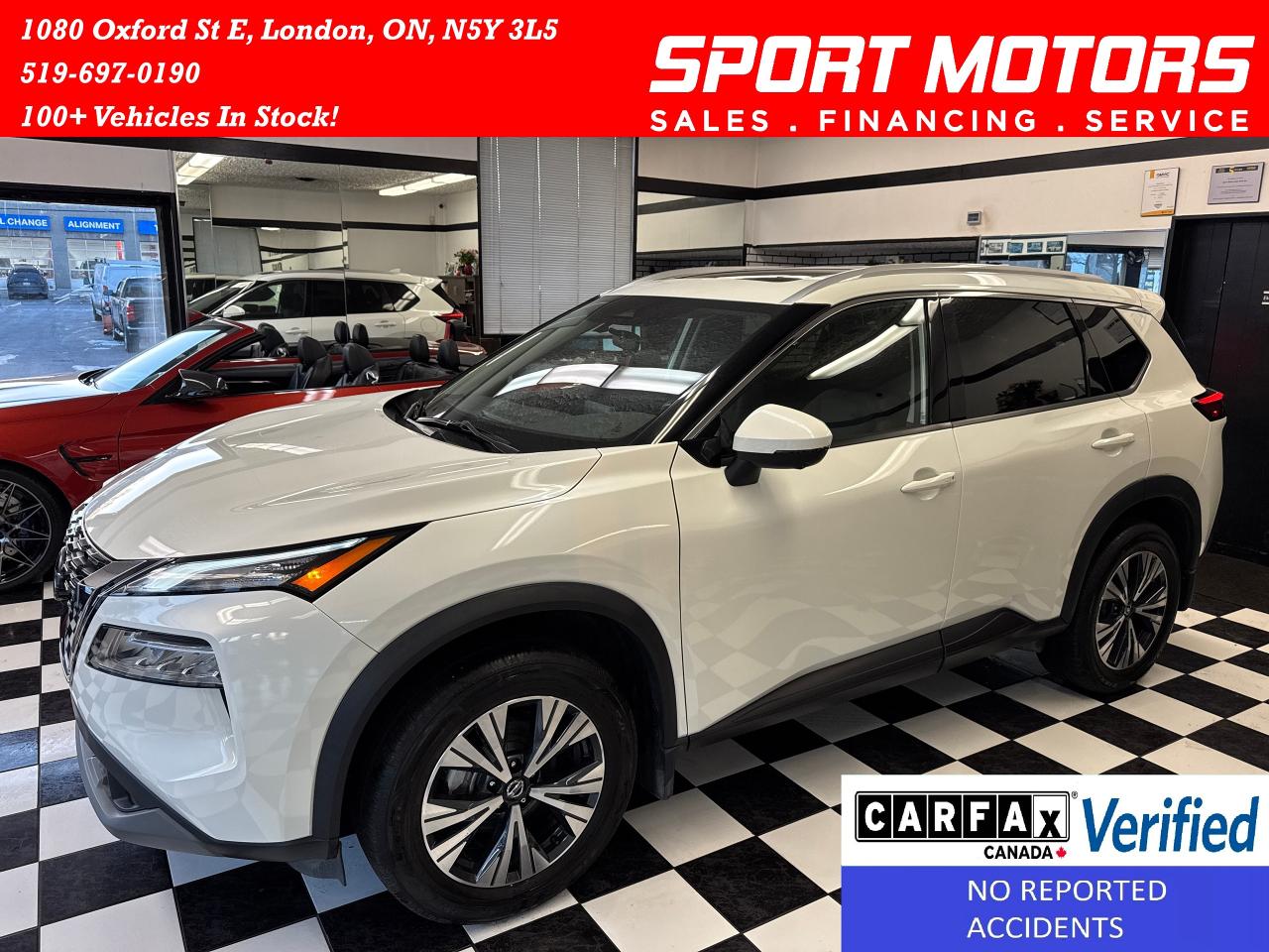 Used 2021 Nissan Rogue SV Moonroof+BSM+Adaptive Cruise+CLEAN CARFAX for sale in London, ON