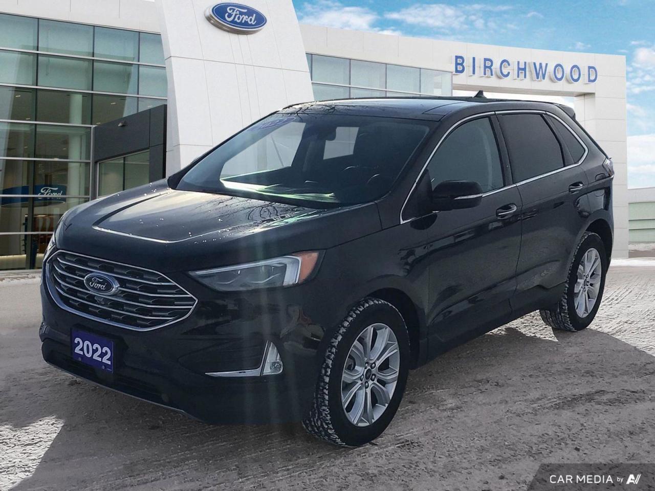 Used 2022 Ford Edge Titanium AWD | Moonroof | Accident Free | Low Kilometers for sale in Winnipeg, MB