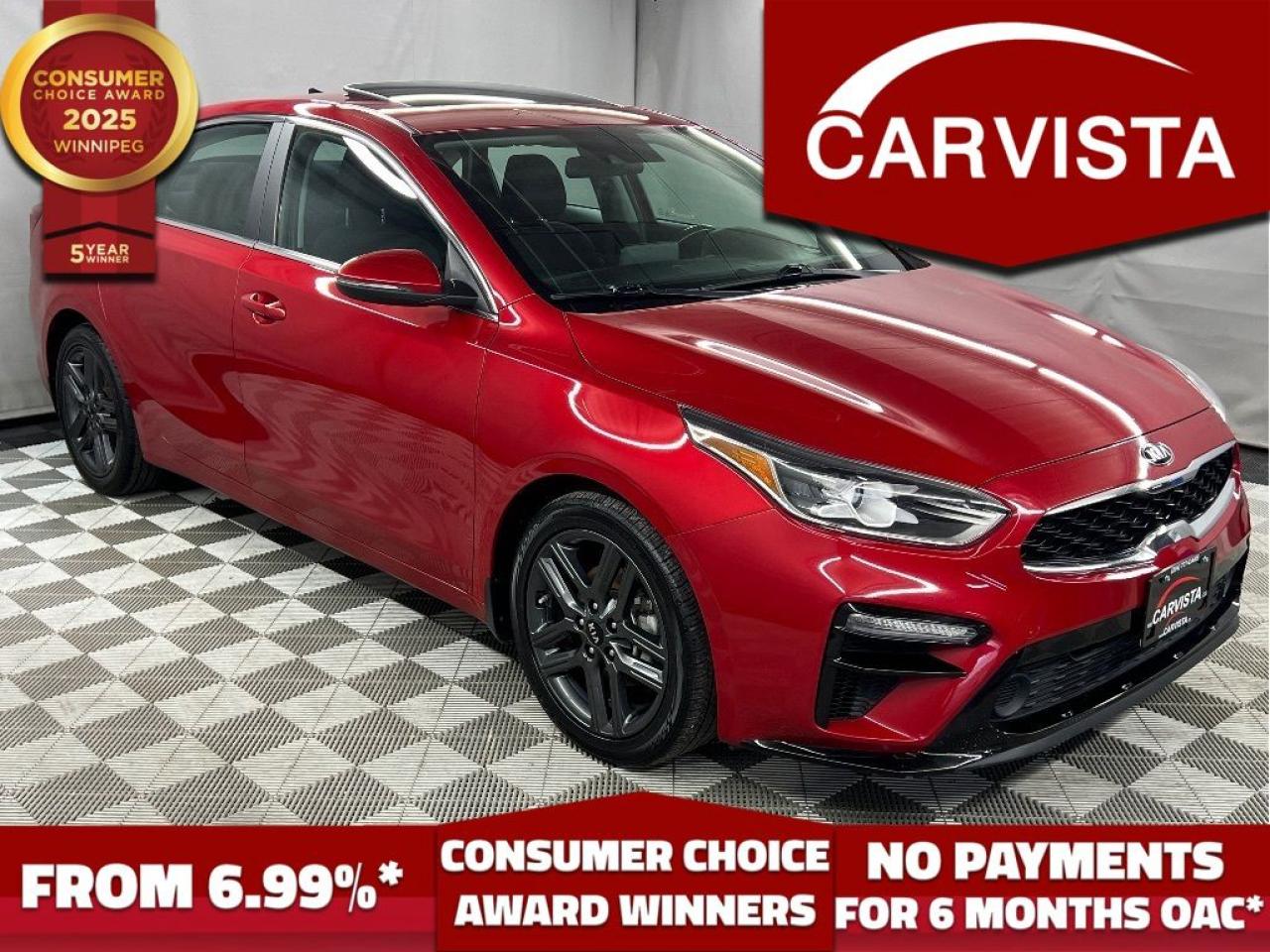 Used 2021 Kia Forte EX Premium IVT - NO ACCIDENTS/FACTORY WARRANTY - for sale in Winnipeg, MB