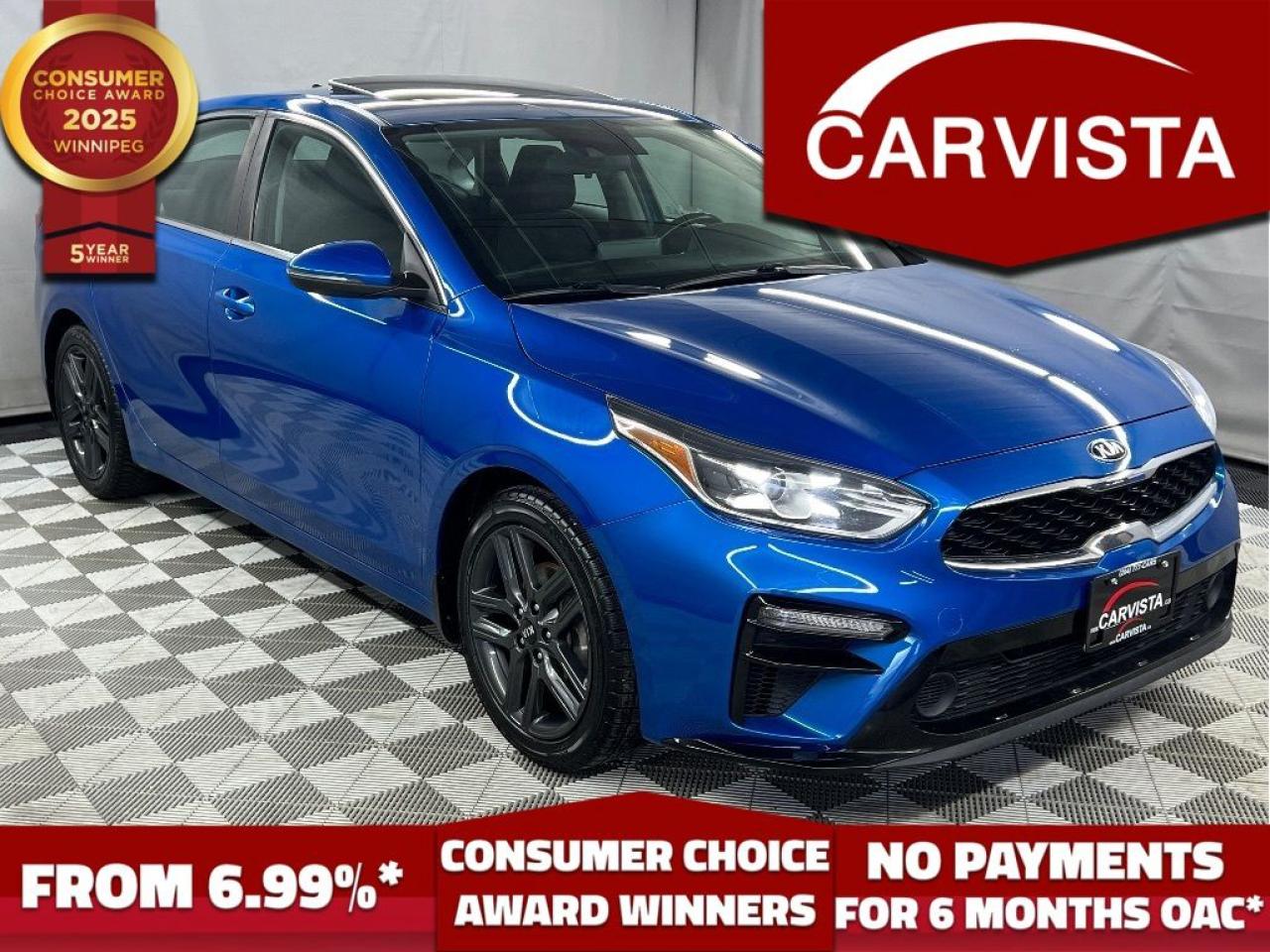 Used 2021 Kia Forte EX Premium IVT - NO ACCIDENTS/FACTORY WARRANTY - for sale in Winnipeg, MB