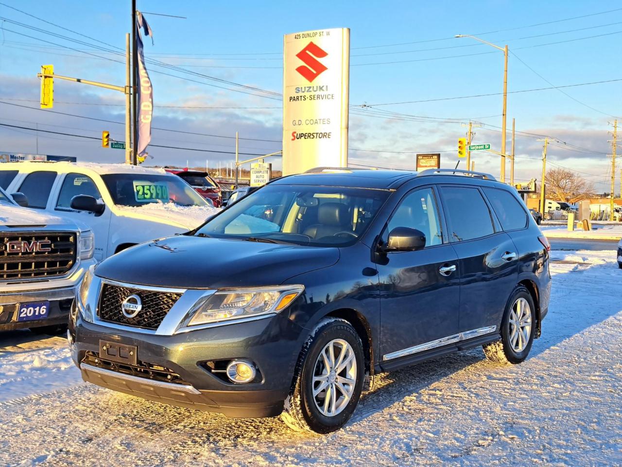 Used 2016 Nissan Pathfinder Platinum 4x4 ~7 Pass. ~Nav ~DVD ~Camera ~Leather for sale in Barrie, ON