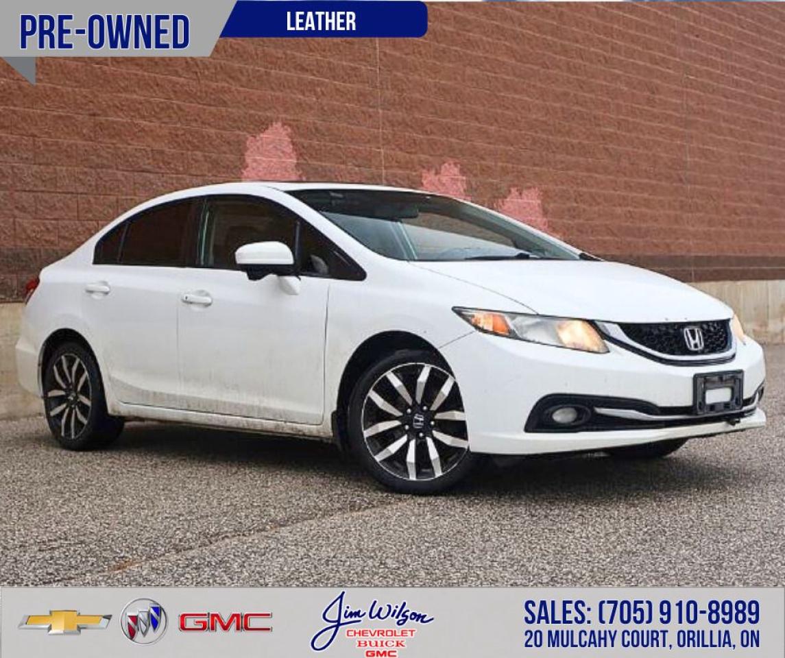 Used 2014 Honda Civic Sedan 4dr CVT Touring | LEATHER | SUNROOF for sale in Orillia, ON