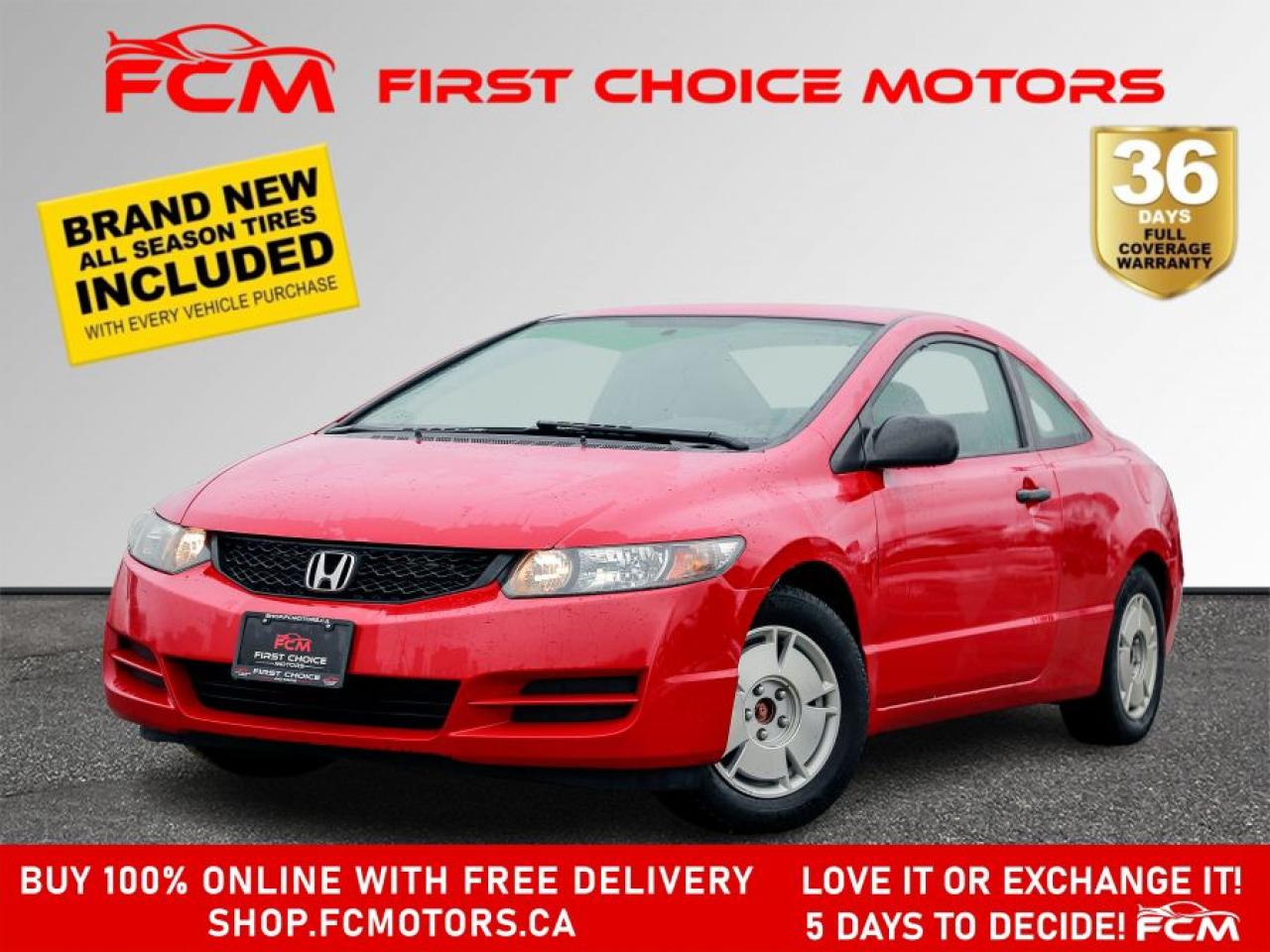 Used 2010 Honda Civic DX-G ~MANUAL, FULLY CERTIFIED WITH WARRANTY!!!!~ for sale in North York, ON