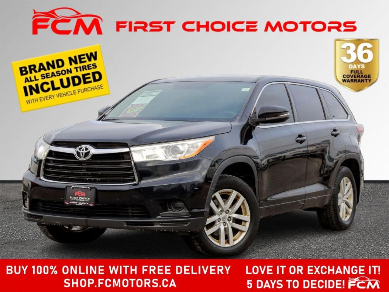 Used 2014 Toyota Highlander LE ~AUTOMATIC, FULLY CERTIFIED WITH WARRANTY!!!~ for sale in North York, ON