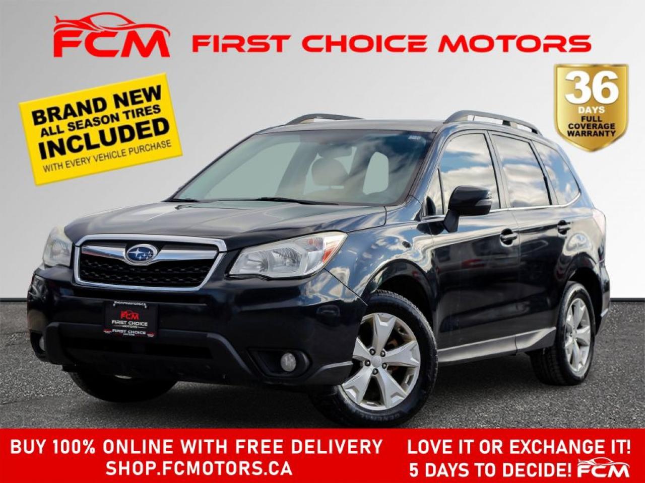 Used 2014 Subaru Forester LIMITED ~AUTOMATIC, FULLY CERTIFIED WITH WARRANTY! for sale in North York, ON