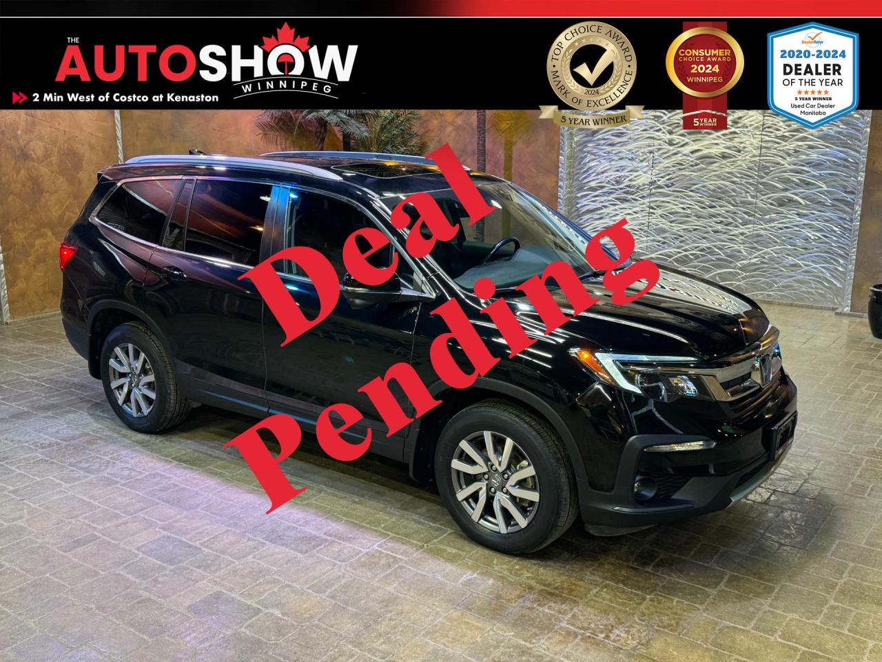 Used 2021 Honda Pilot EX AWD - CLEAN CARFAX!! LOCAL MB OWNER!! for sale in Winnipeg, MB