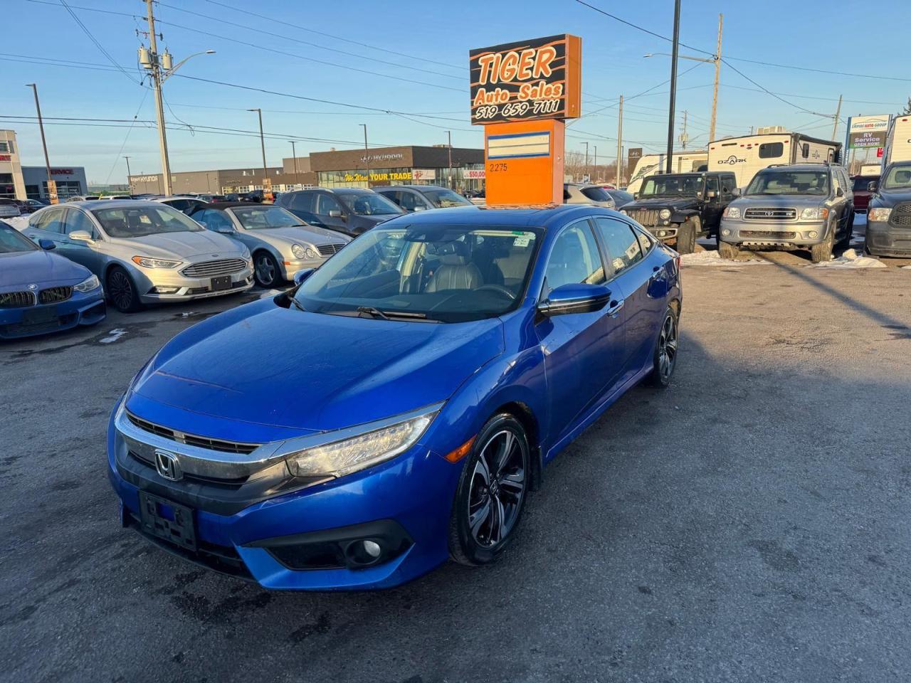 Used 2016 Honda Civic TOURING, 4 CYL, ONLY 152KMS, LOADED, CERTIFIED for sale in London, ON