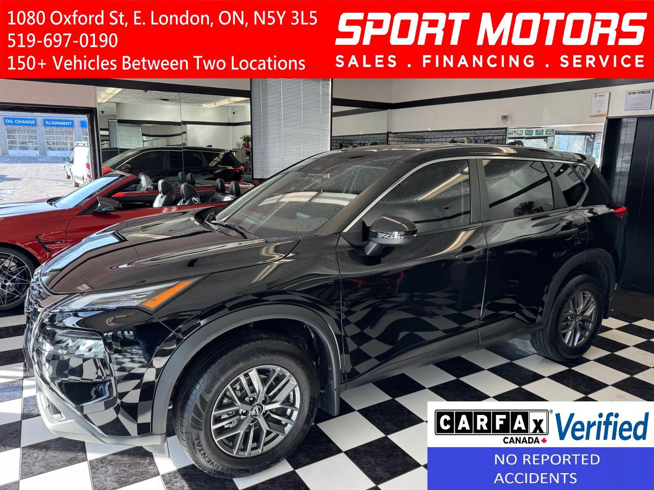 2022 Nissan Rogue S AWD+Blind Spot+LaneAssist+ApplePlay+CLEAN CARFAX