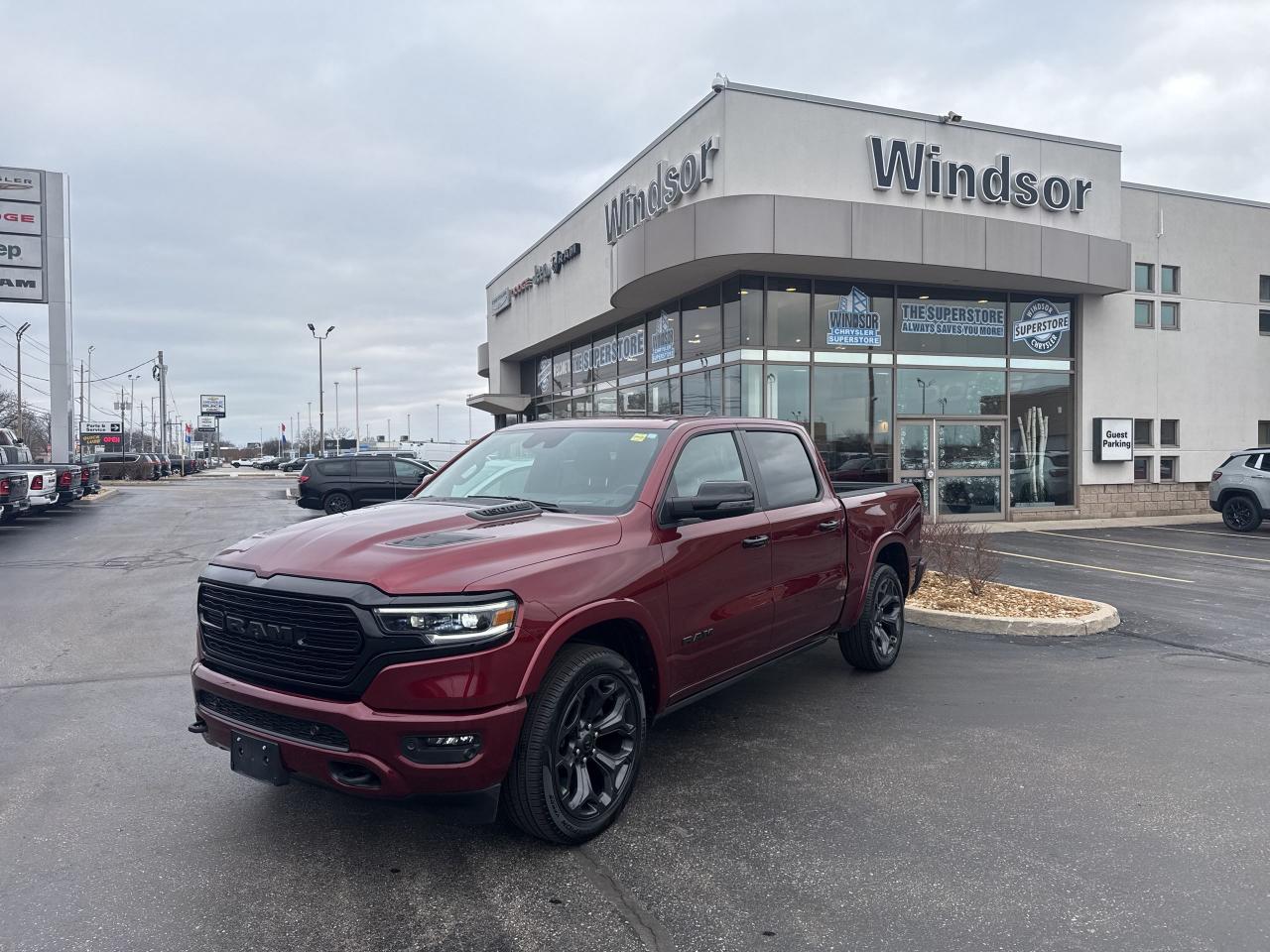 Used 2023 RAM 1500 Crew Cab LIMITED | NIGHT PKG | LEVEL 1 EQUIP | SUNROOF for sale in Windsor, ON