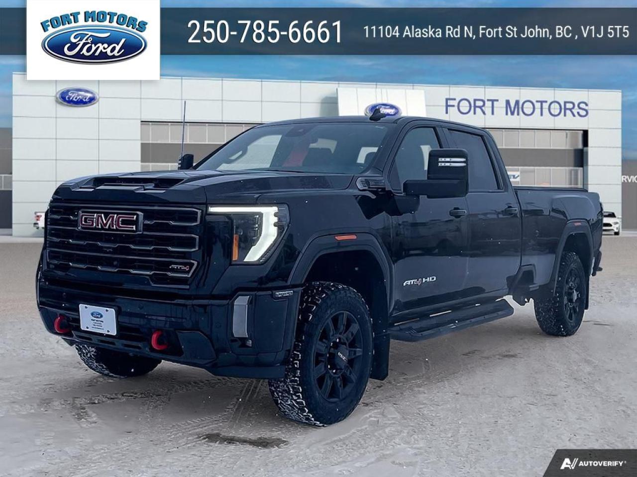 Used 2024 GMC Sierra 3500 HD AT4  - Leather Seats -  Cooled Seats for sale in Fort St John, BC