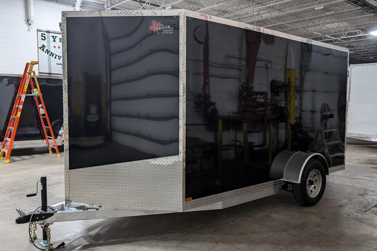 2024 Canadian Trailer Company 6x12  V-Nose Cargo Trailer Aluminum Single Axle Photo6