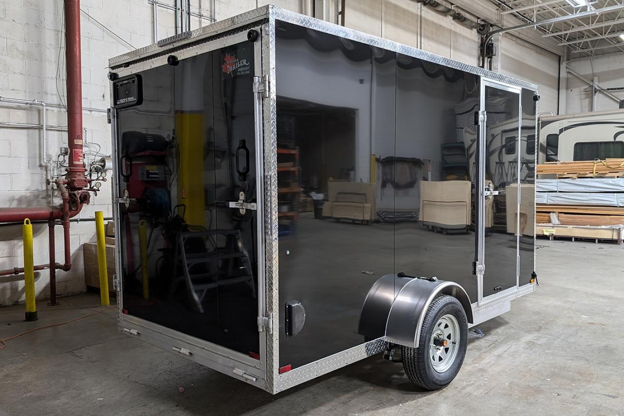 2024 Canadian Trailer Company 6x12  V-Nose Cargo Trailer Aluminum Single Axle Photo7