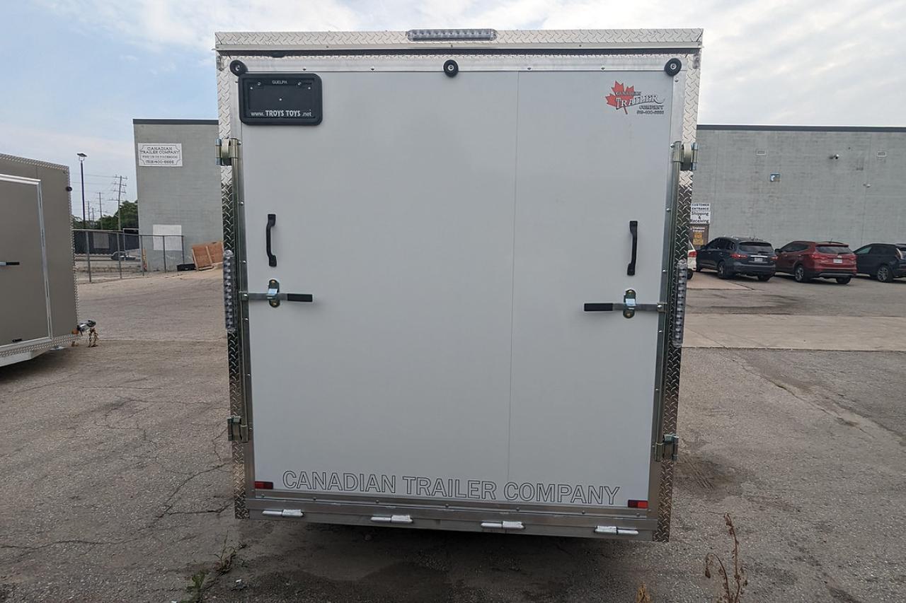 2024 Canadian Trailer Company 7x14 V Nose Cargo Trailer Aluminum Tandem Axle Photo7