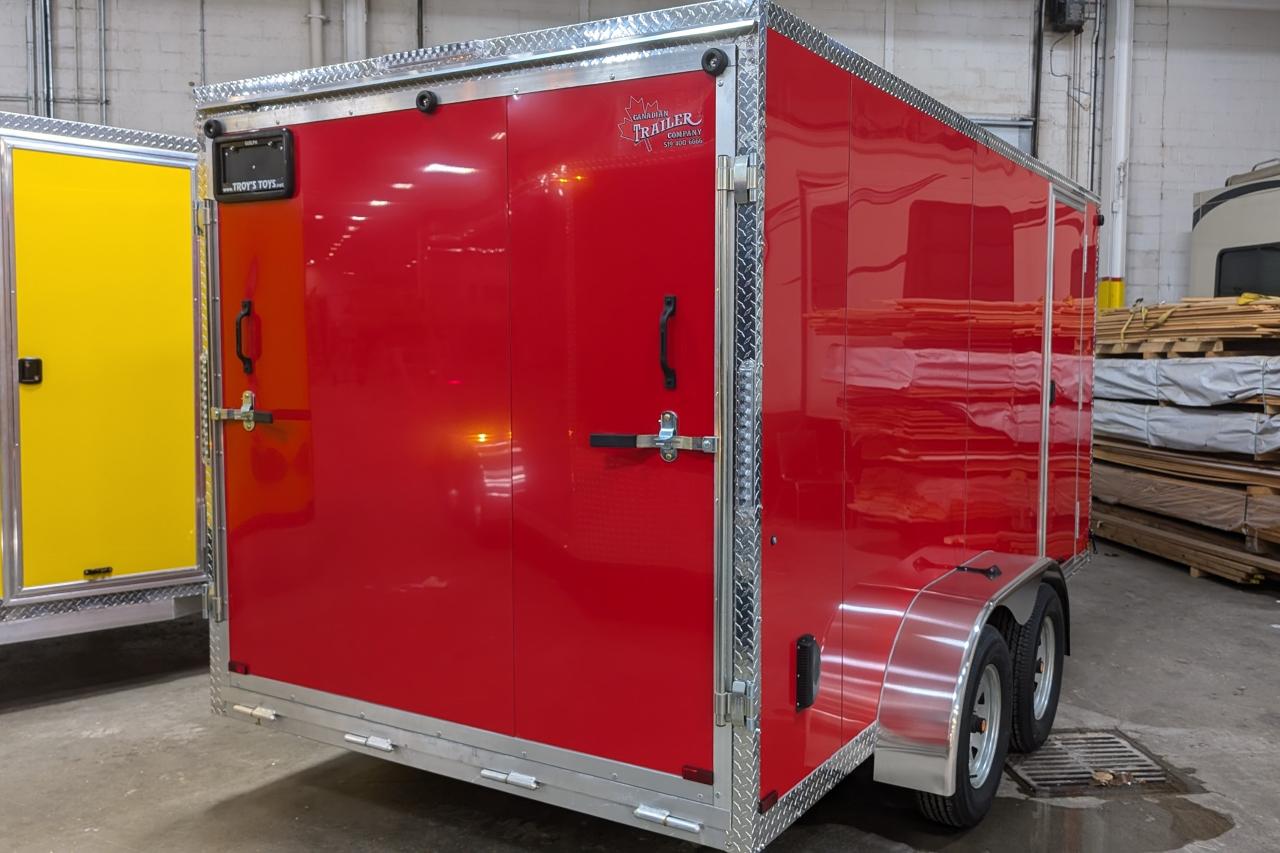 2024 Canadian Trailer Company 7x14 V Nose Cargo Trailer Econo model Photo6