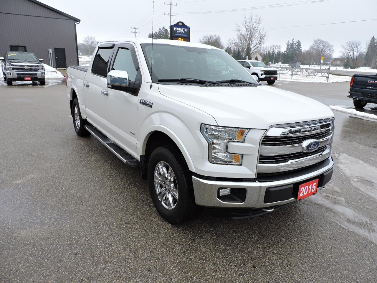 Used 2015 Ford F-150 Lariat 2.7L 4X4 Leather Navigation Only 131000 KMS for sale in Gorrie, ON