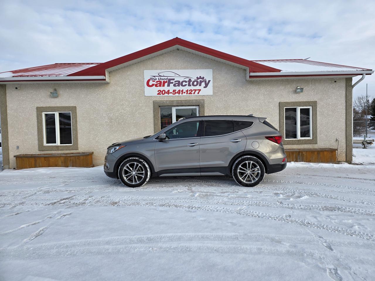 Used 2017 Hyundai Santa Fe Sport AWD 4dr 2.0T 81479 KM Sunroof, Accident Free, for sale in Oakbank, MB