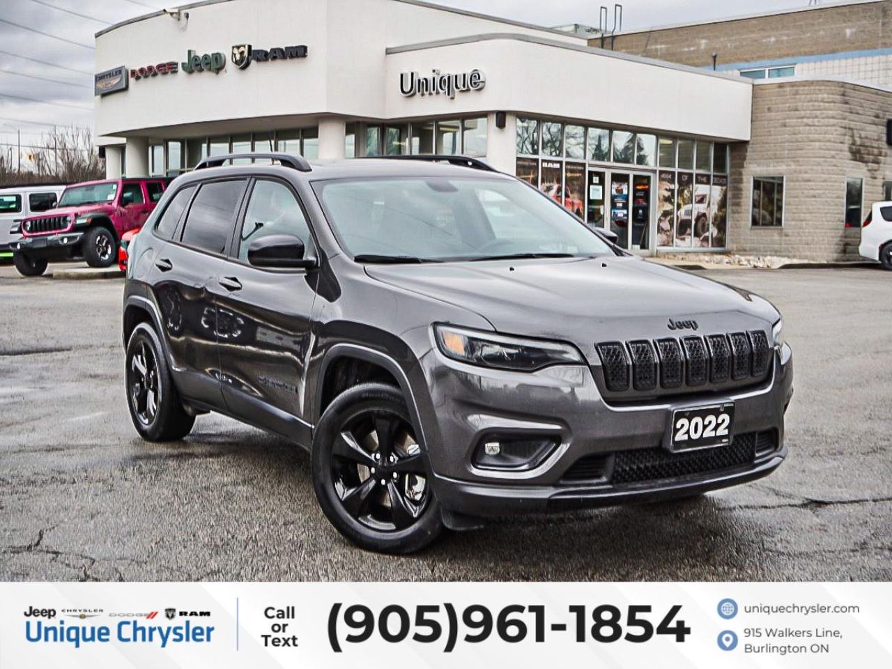 Used 2022 Jeep Cherokee Altitude 4x4| SOLD| SOLD| SOLD| SOLD| for sale in Burlington, ON