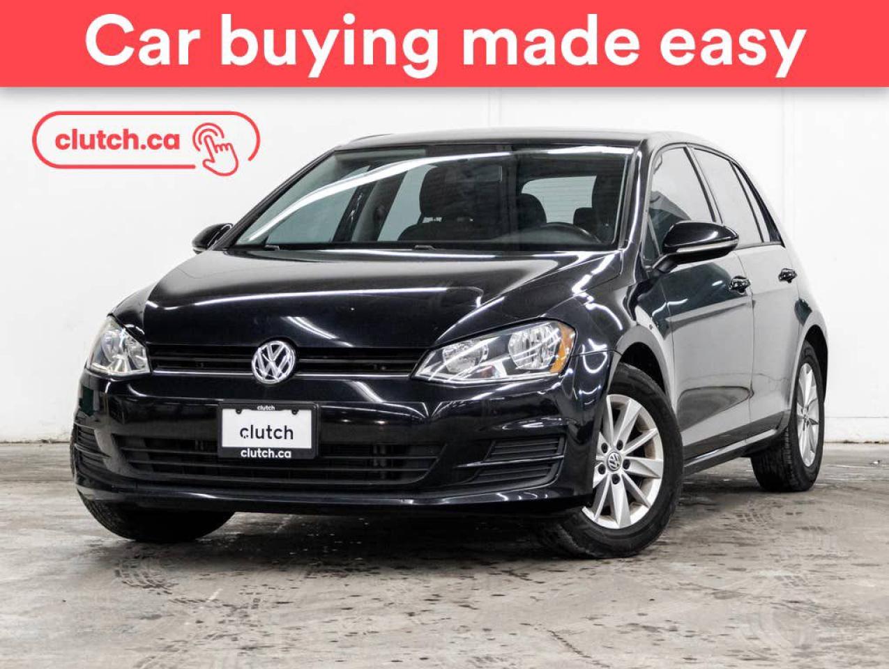 Used 2015 Volkswagen Golf Trendline w/ Heated Front Seats, A/C, Cruise Control for sale in Toronto, ON