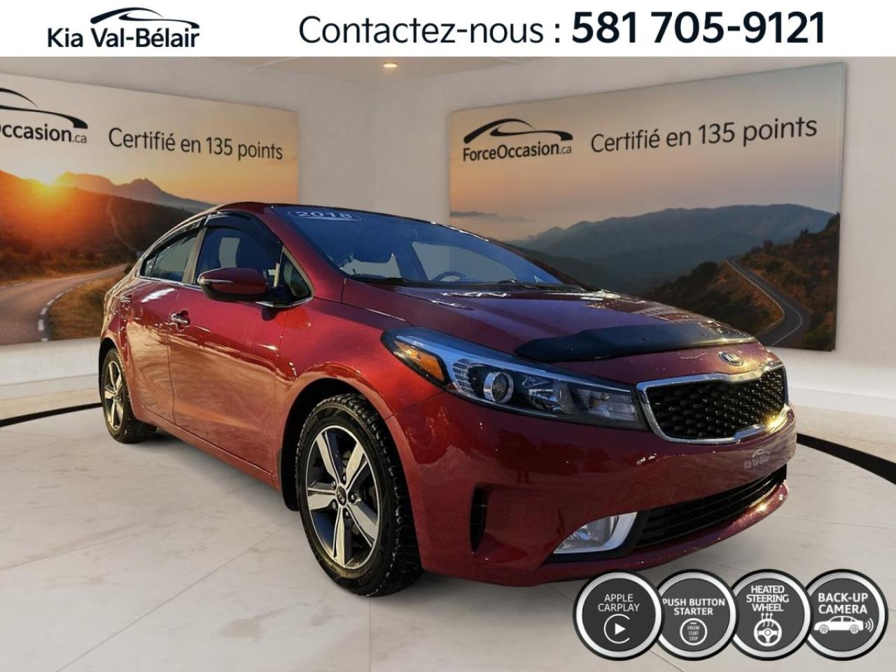 Used 2018 Kia Forte EX *CAMÉRA *SIÈGES CHAUFFANTS *BLUETOOTH *CRUISE for sale in Québec, QC