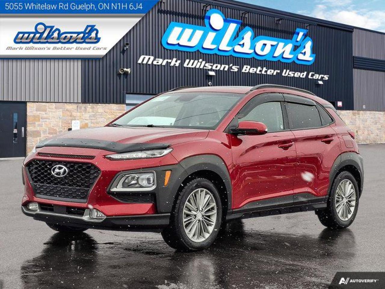 Used 2019 Hyundai KONA Luxury AWD | Leather | Sunroof | Heated Steering + Seats | CarPlay + Android | Rear Camera & more!! for sale in Guelph, ON