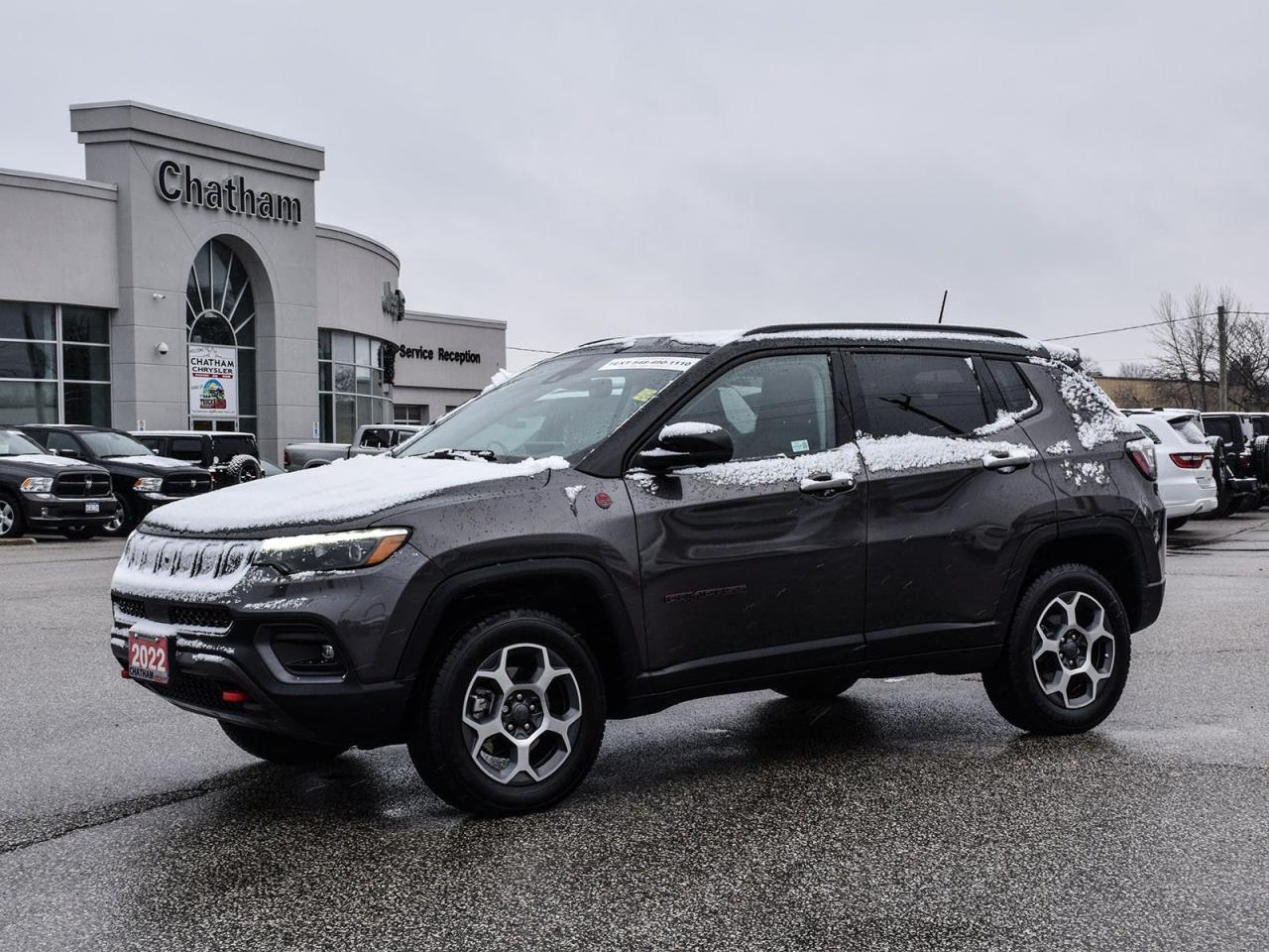 Used 2022 Jeep Compass Trailhawk TRAILHAWK ELITE SUNROOF NAVIGATION for sale in Chatham, ON