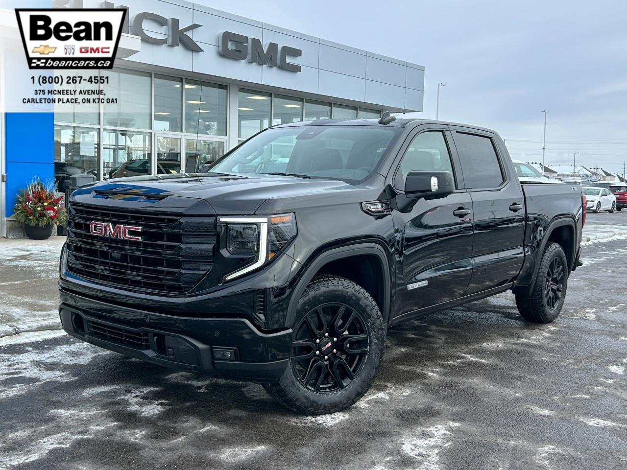 New 2025 GMC Sierra 1500 Elevation 3.0L V6 WITH REMOTE START/ENTRY, HEATED SEATS, HEATED STEERING WHEEL, ADAPTIVE CRUISE CONTROL, HD SURROUND VISION for sale in Carleton Place, ON