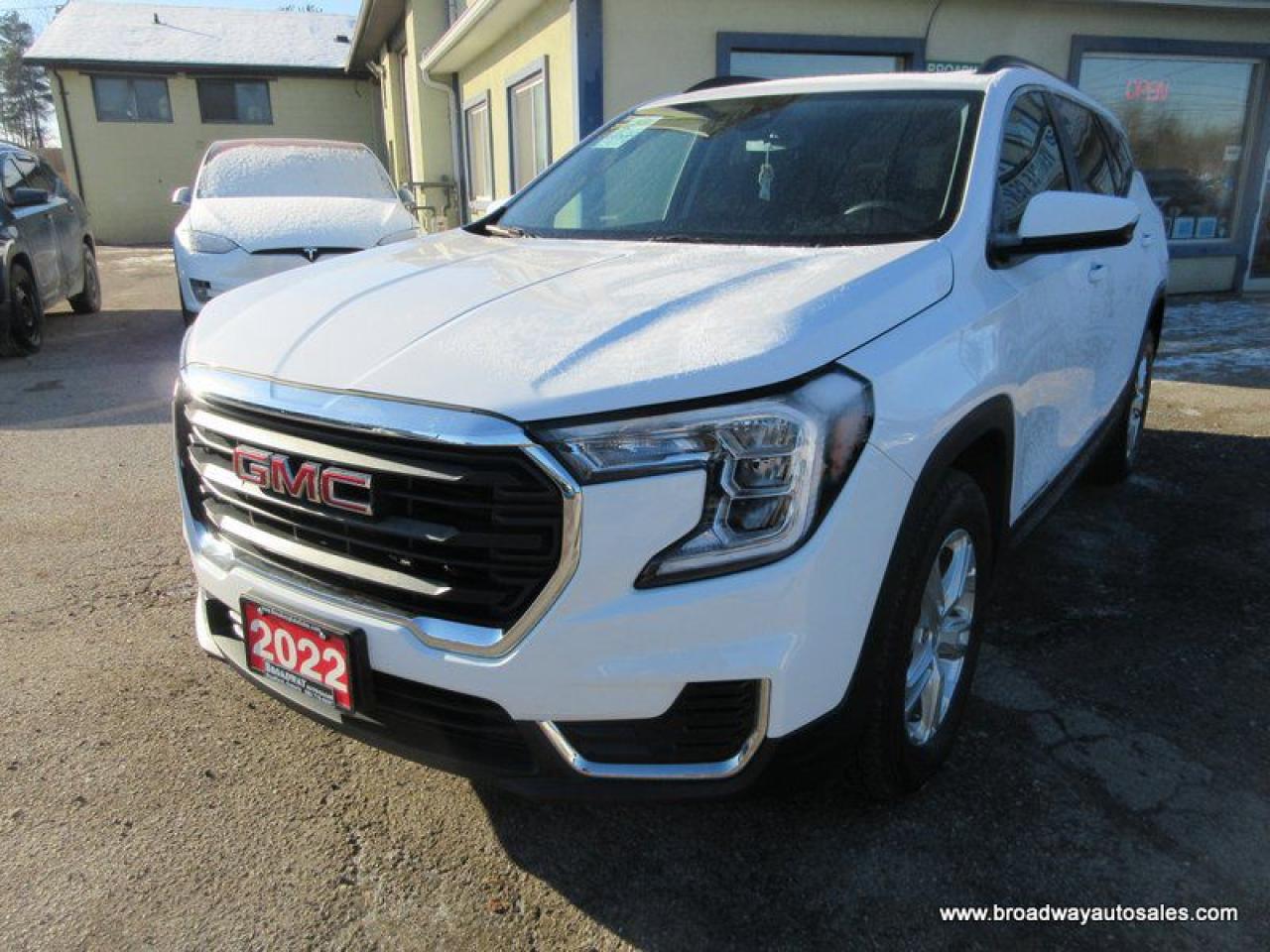 Used 2022 GMC Terrain ALL-WHEEL DRIVE SLE-VERSION 5 PASSENGER 1.4L - TURBO.. NAVIGATION.. PANORAMIC SUNROOF.. HEATED SEATS.. BACK-UP CAMERA.. BLUETOOTH SYSTEM.. for sale in Bradford, ON