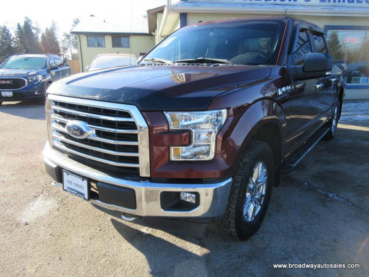 Used 2017 Ford F-150 WORK READY XLT-XTR-MODEL 6 PASSENGER 5.0L - V8.. 4X4.. CREW-CAB.. SHORTY.. TRAILER BRAKE.. POWER PEDALS.. BACK-UP CAMERA.. BLUETOOTH SYSTEM.. for sale in Bradford, ON