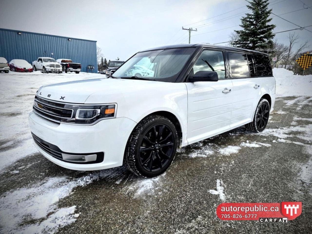 Used 2018 Ford Flex Limited AWD Certified Loaded 7 Seater for sale in Orillia, ON