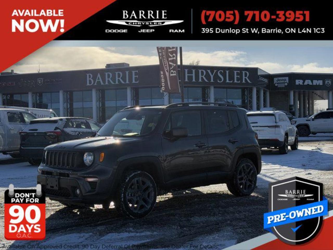 Used 2021 Jeep Renegade 80th Anniversary for sale in Barrie, ON